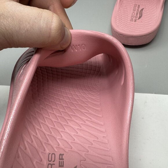 Skechers Go Recover Refresh Sandals Arch Fit Women's Size 10 Pink Slide - Picture 6 of 8